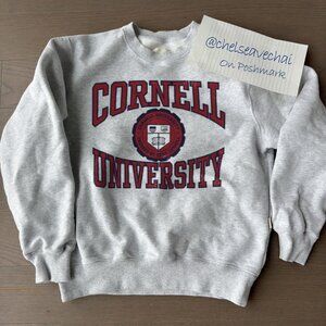 Vintage 90s Cornell University Sweatshirt, Retro Cornell Big Red Football Shirt